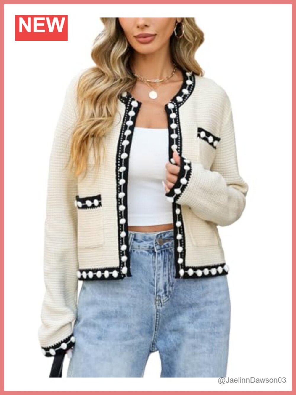 Open Front Cardigan Long Sleeve Button Down Chunky Knit Sweater Casual